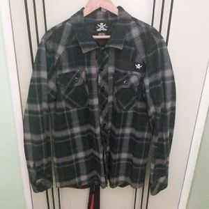 DC 100% Cotton button Down Long Sleeve Shirt
